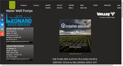 Desktop Screenshot of leonardwaterservices.com